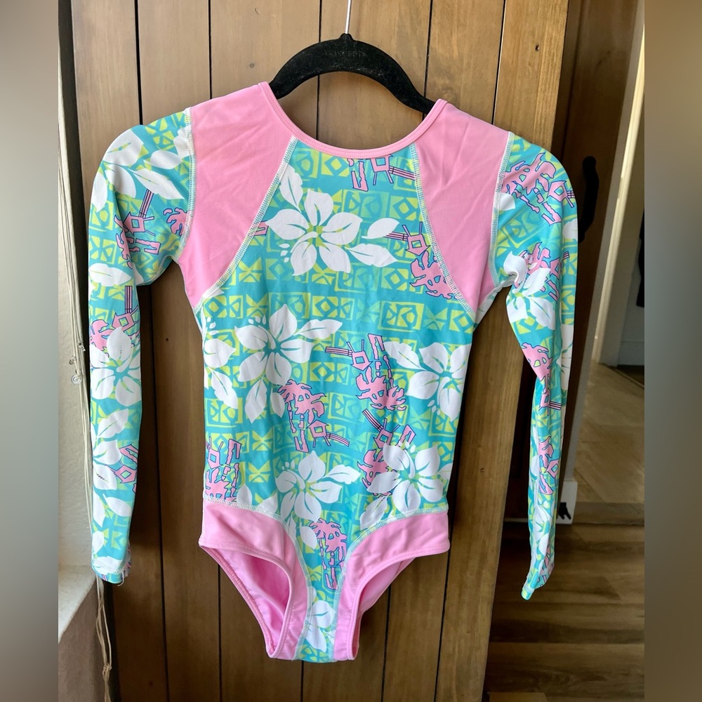 Girl In The Curl Swimsuit Girls Fits approx size 10/12